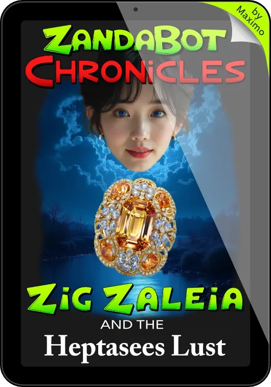 ZandaBot Chronicles Zig Zaleia and the Heptasees Lust