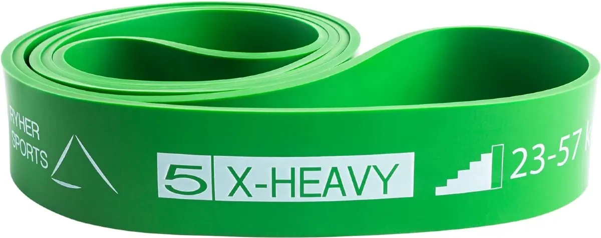 Banda elastica de tracción verde marca Ryher