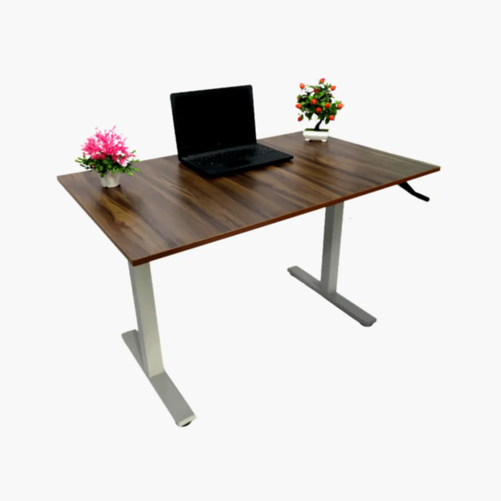 Hight Adjustable Table - Asian Brown Top