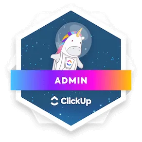 ClickUp Certified Admin