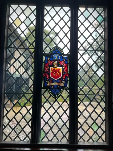 dauntesey coat of arms at agecroft hall in richmond virginia