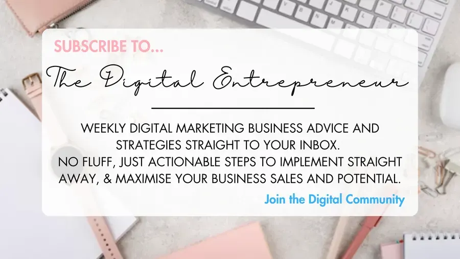 the digital entrepreneur newsletter subscribe marketing business blog