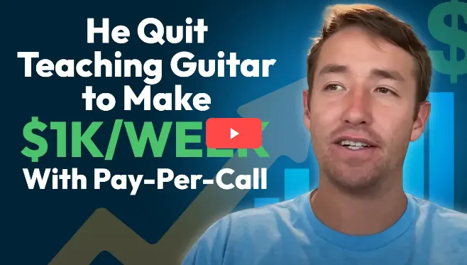 He Quit Teaching Guitar to Make $1K/Week With Pay-Per-Call
