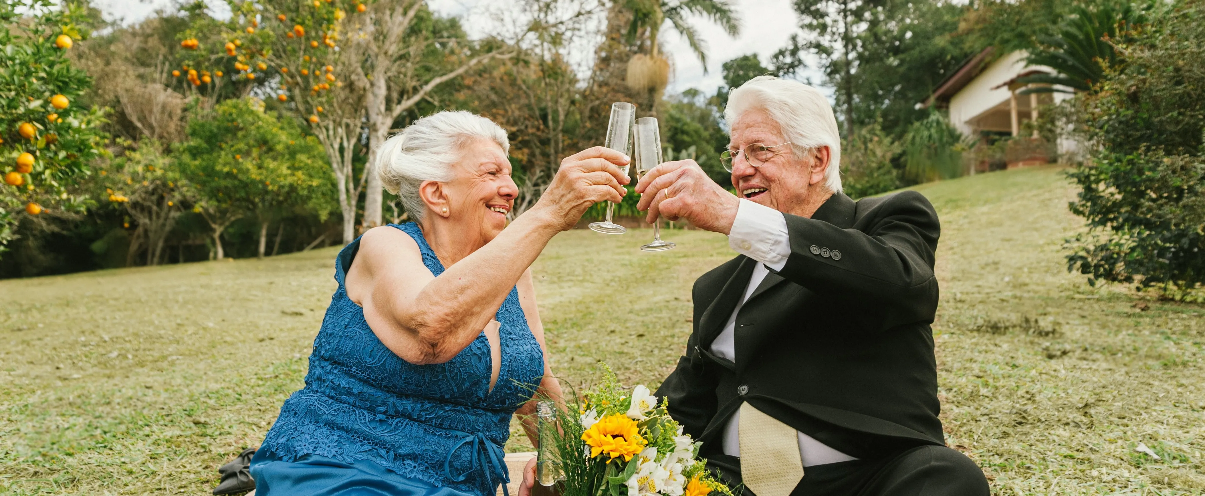 Seniors Toasting