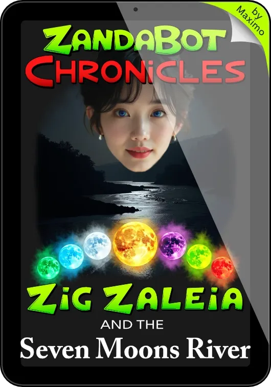 ZandaBot Chronicles Zig Zaleia and the Seven Moons River