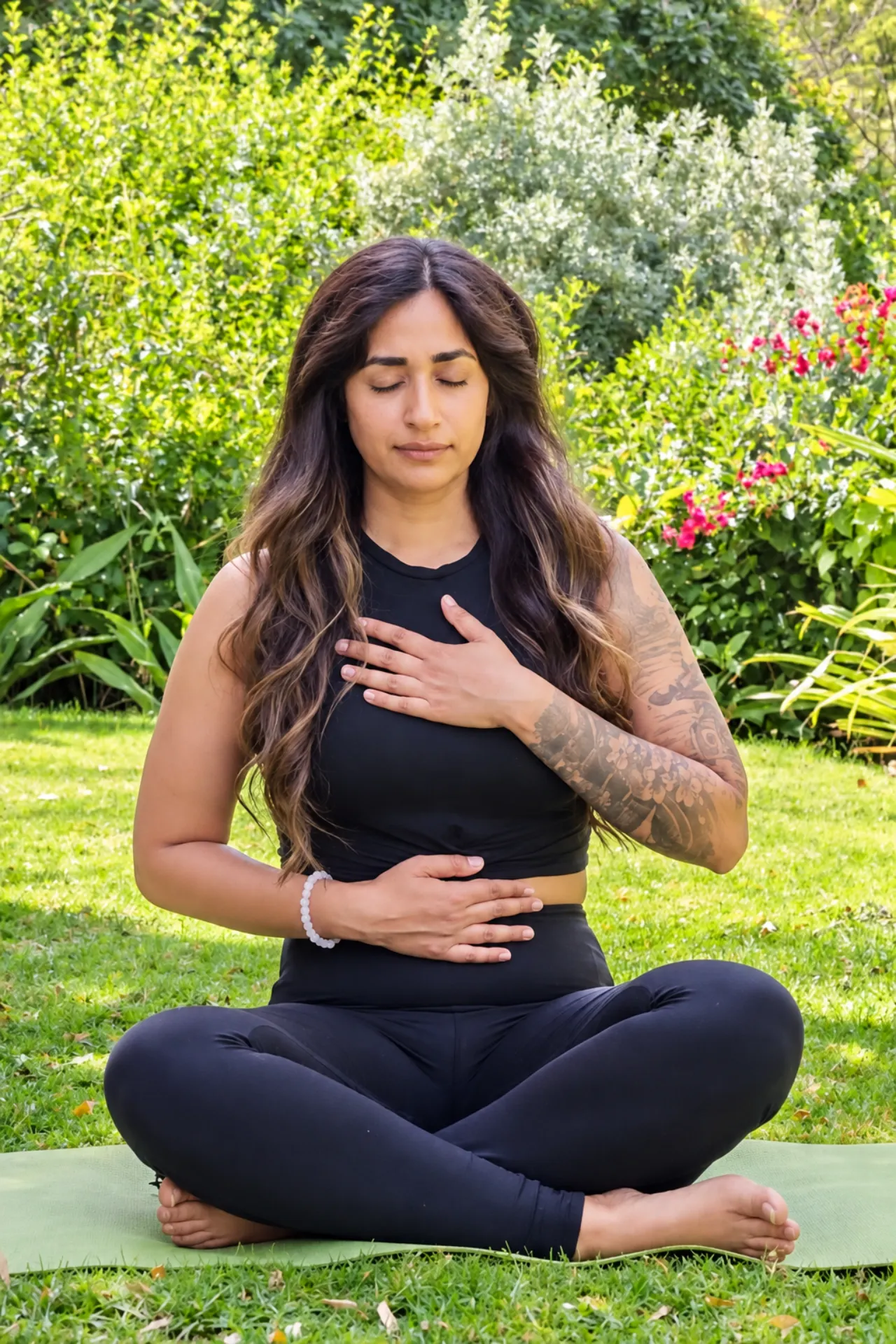 Guided breathwork and meditation session for stress relief and mental clarity