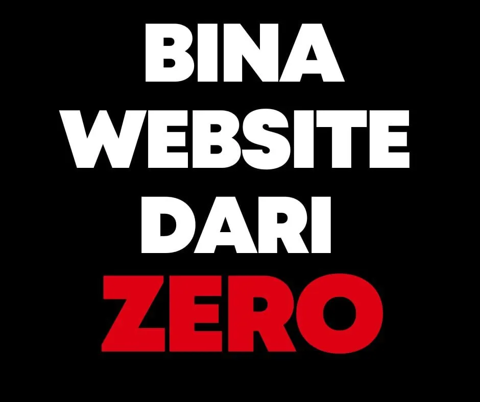 bina website dari zero 