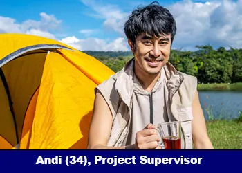 Andi (34), Project Supervisor