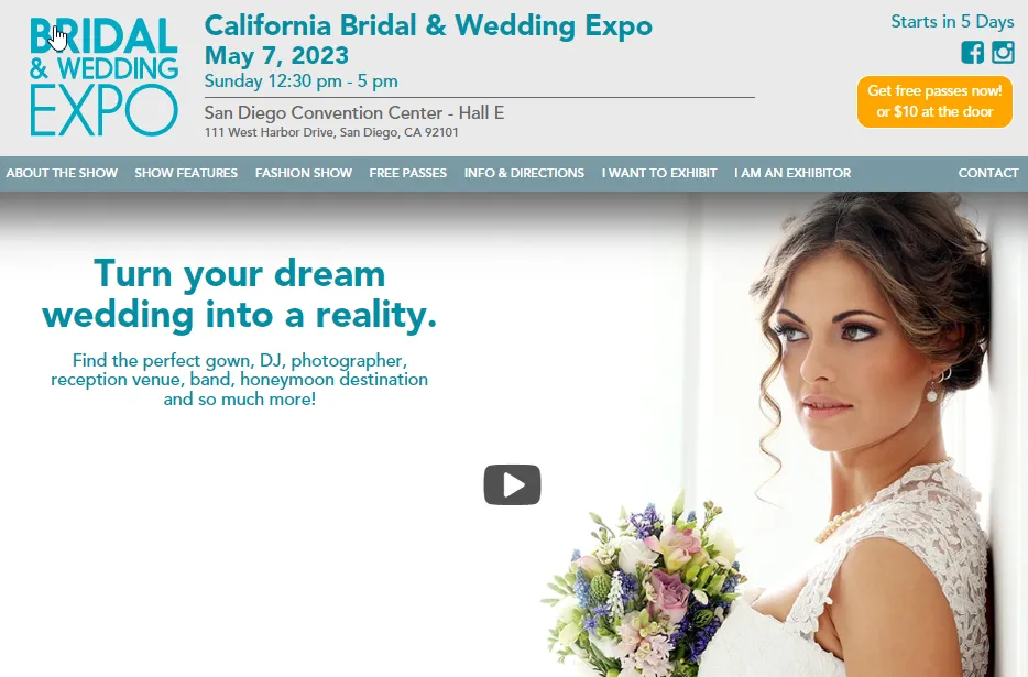 Bridal Shows in California