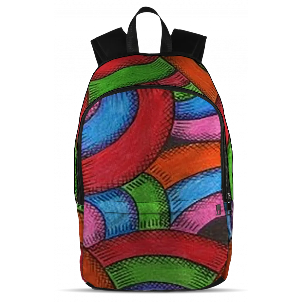 artwork on backpack