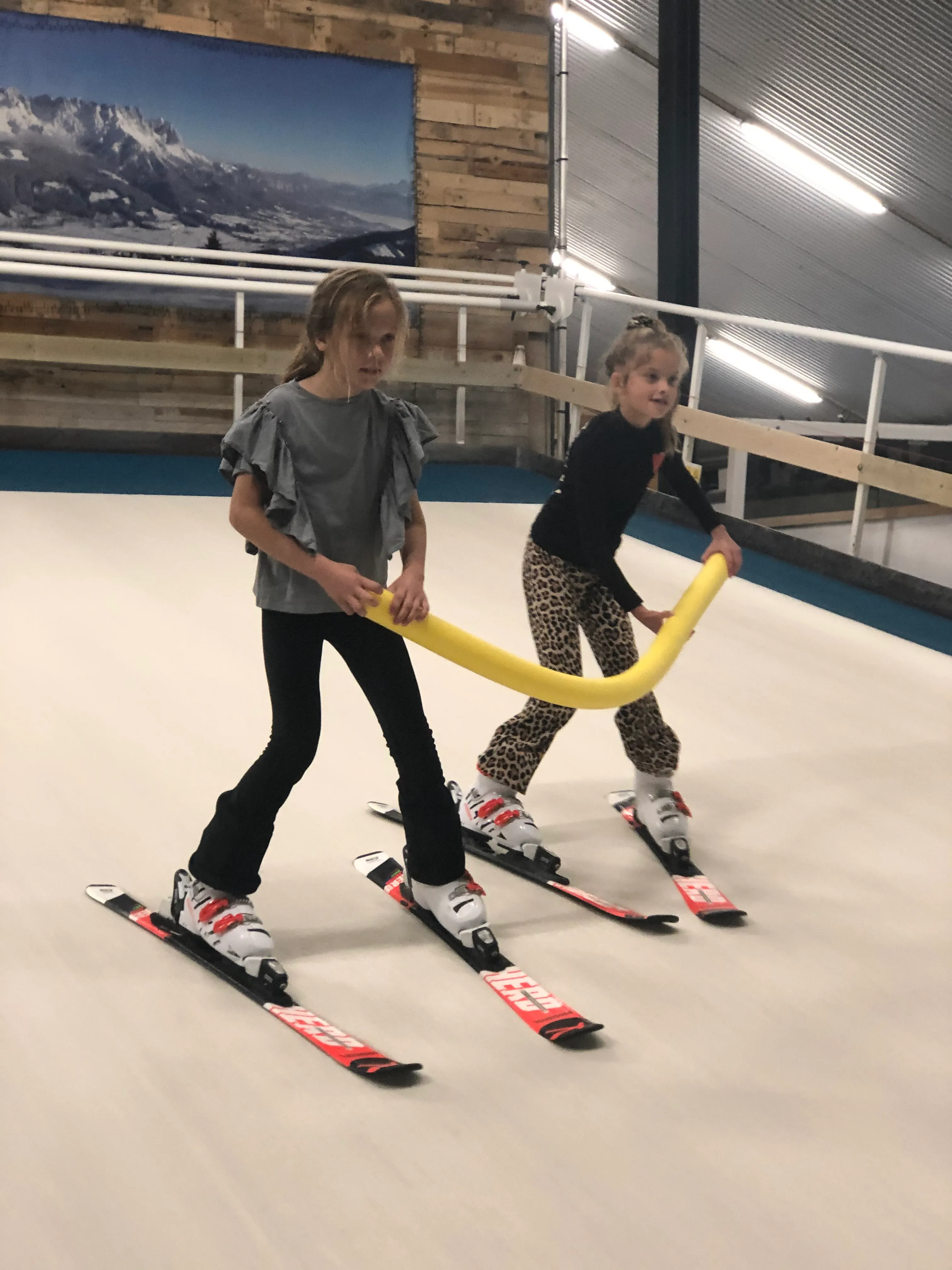 Skiles tijdens kinderfeestje bij SnowiseSports