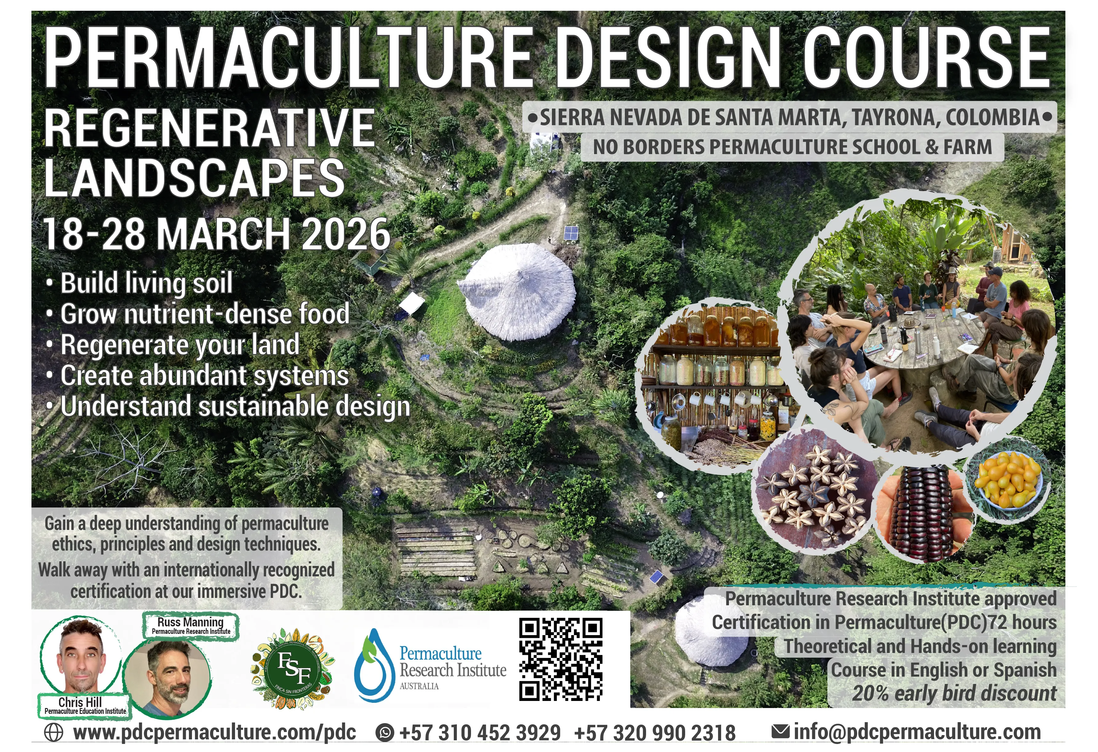 pdc colombia 2026 permaculture