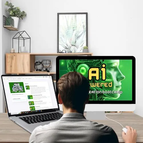 man with laptop