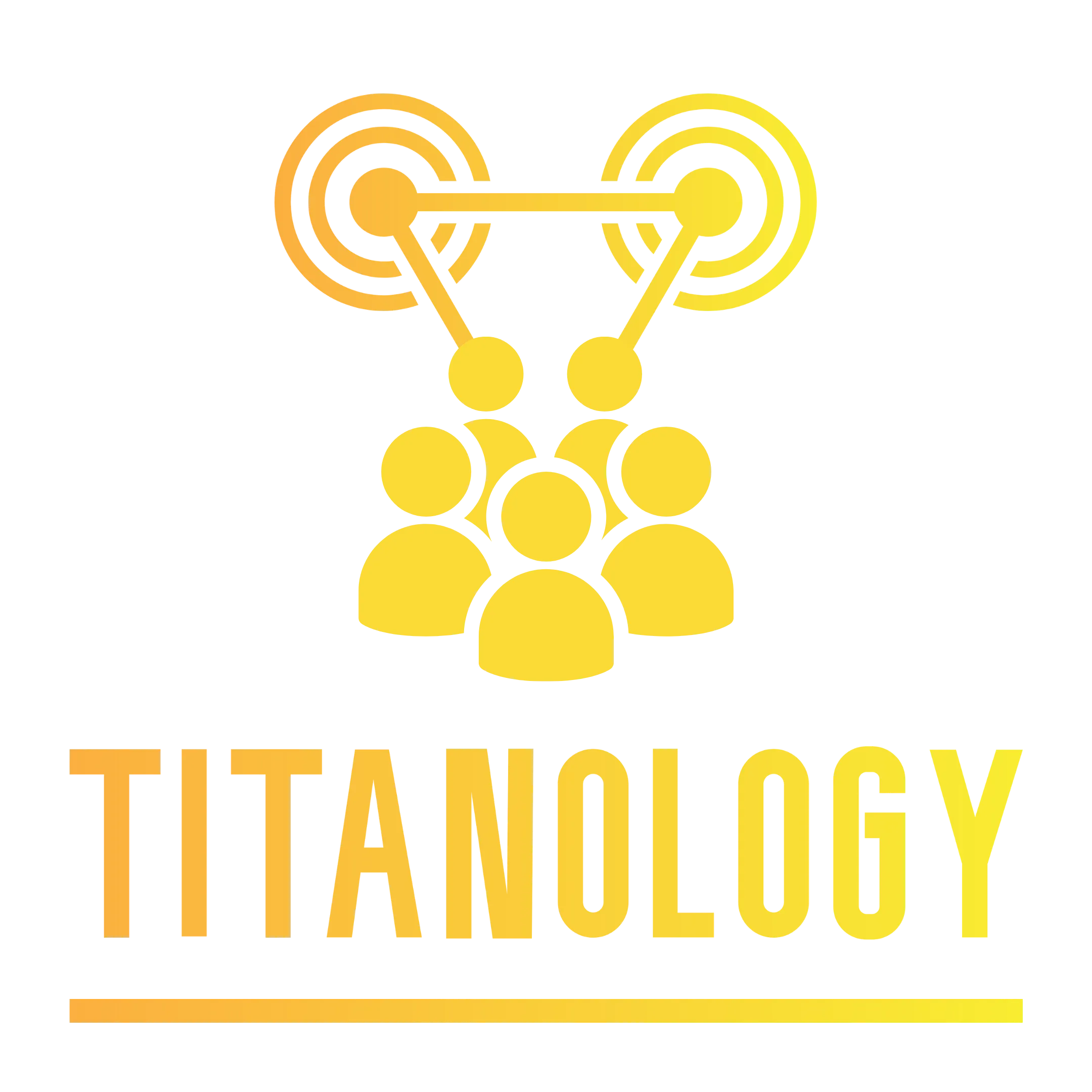 titanology logo with a group of people icon