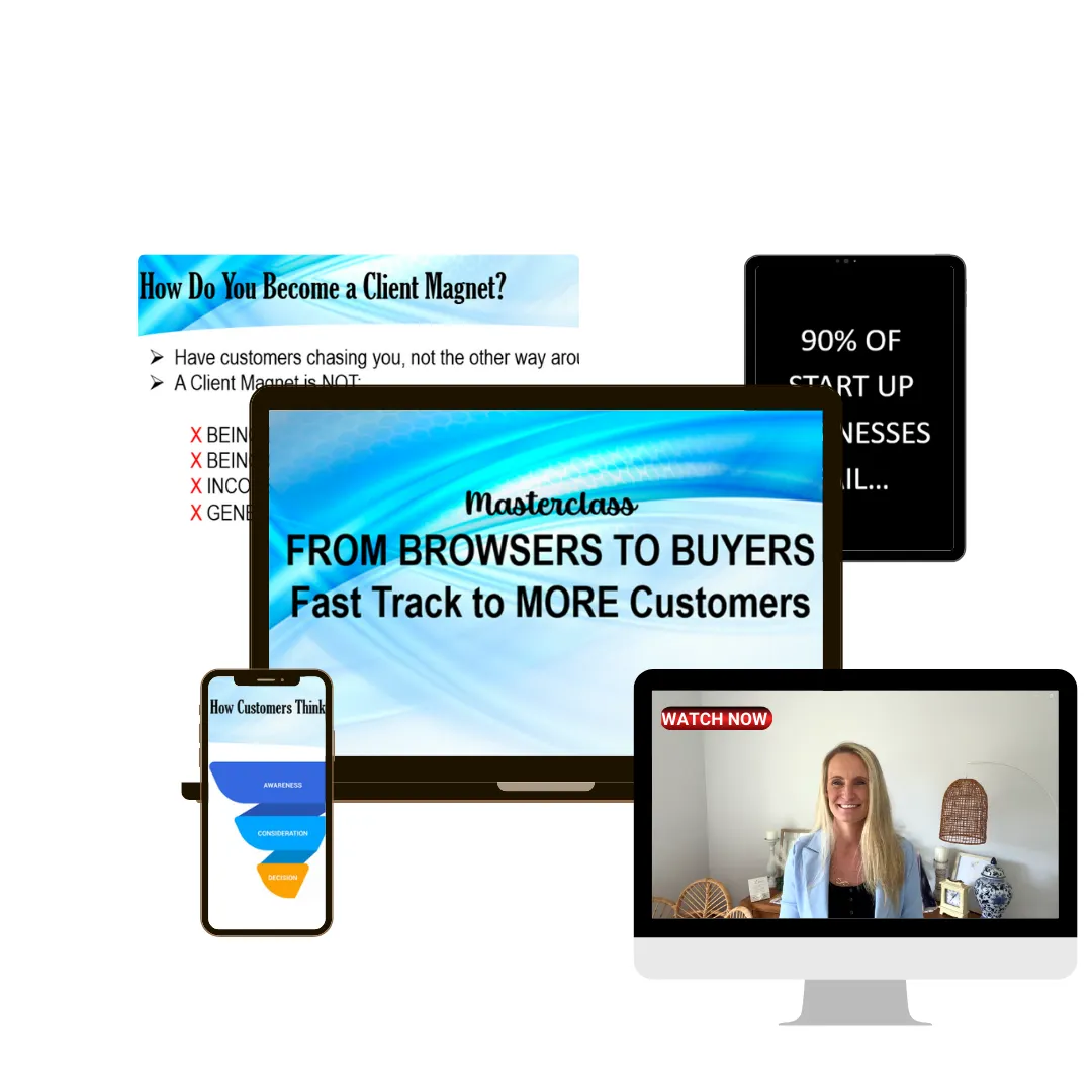 from browsers to buyers online small business masterclass find more customers entrepreneuers