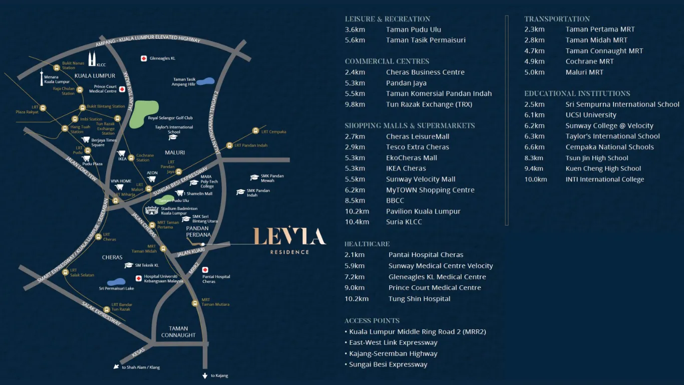 LEVIA Residence Location