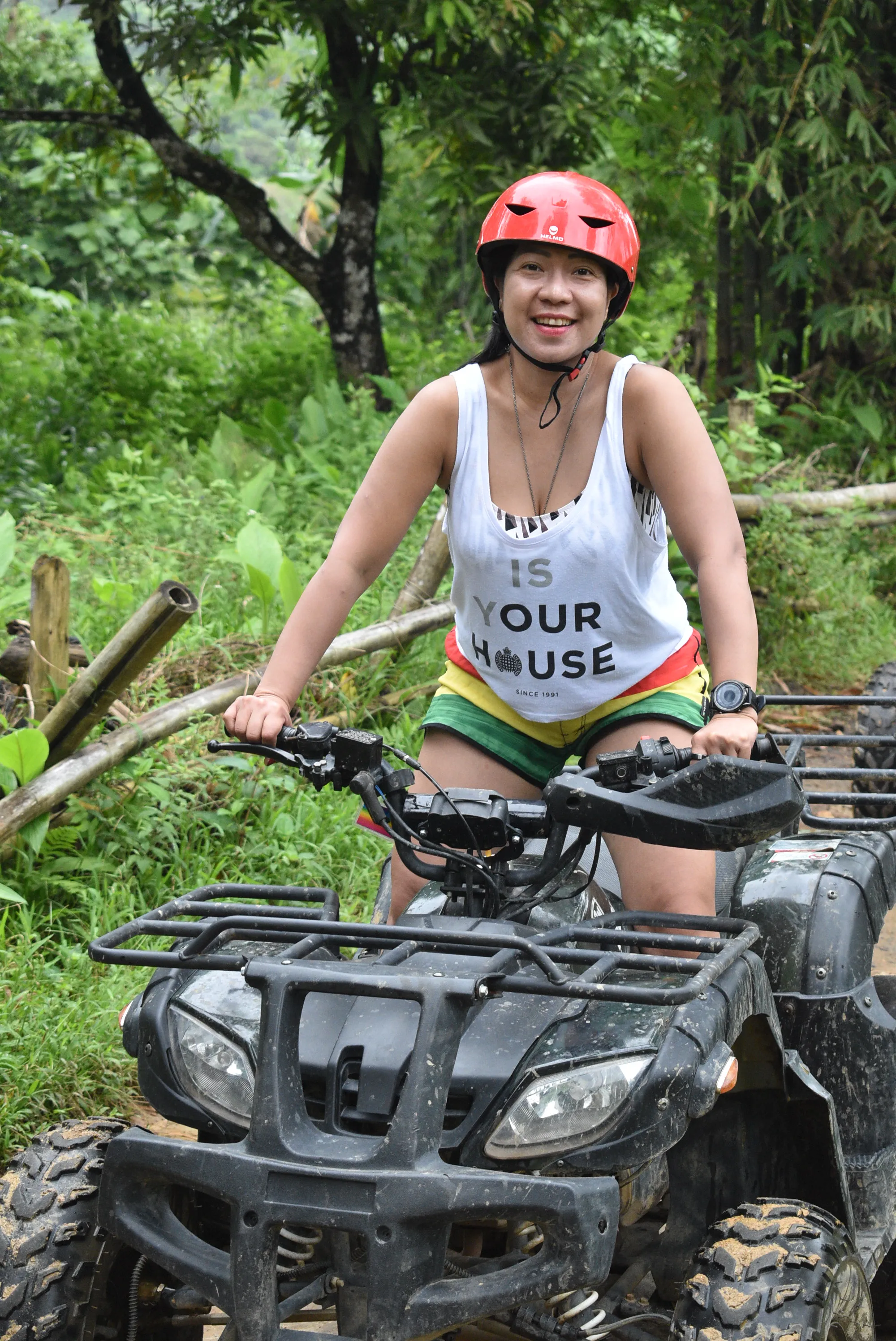 Discover Dr. Ma Cherie Cortez enjoying an ATV ride in Boracay, Philippines, showcasing the fun and excitement of her retreat programs. Learn about her unique approach to combining adventure with professional development for a transformative experience.