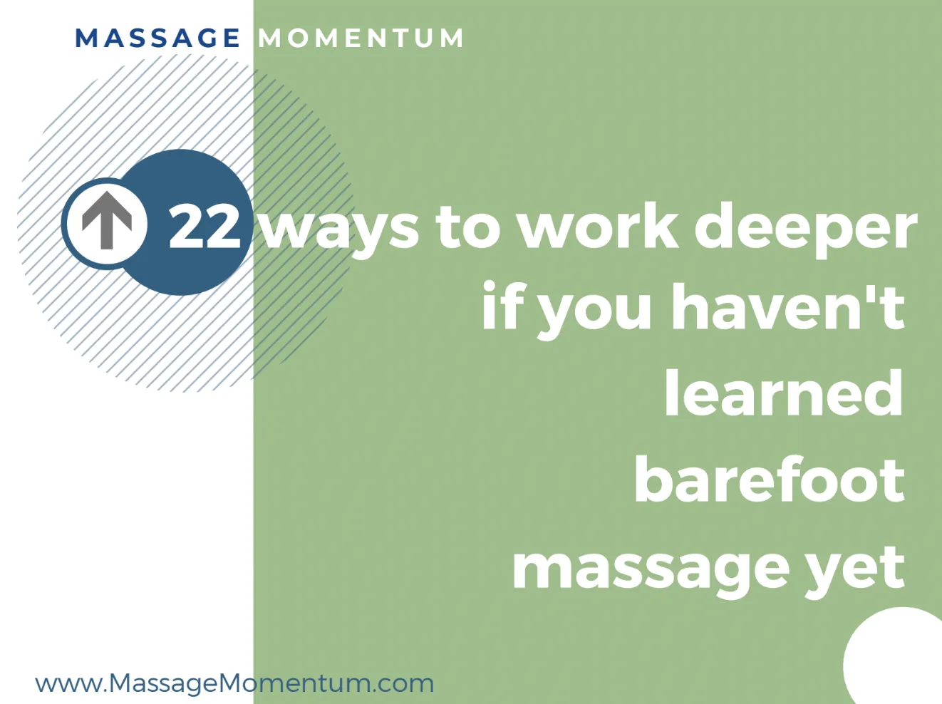 Massage momentum - work deeper