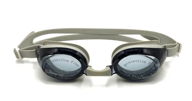 Grey Kids Prescription Swimming Goggles