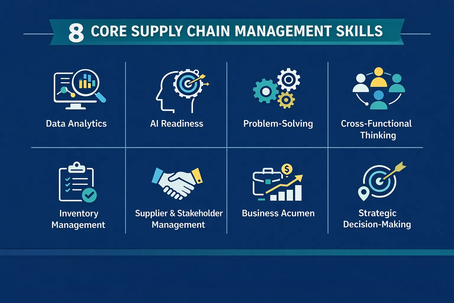 8 core supply chain management skills