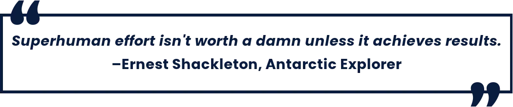 Ernest Shackleton quote