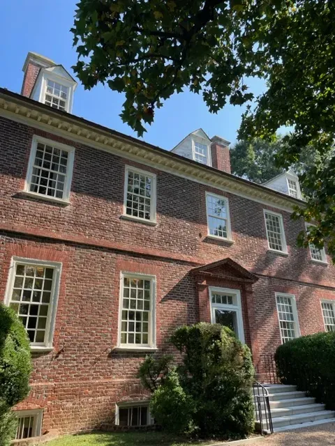 early American historic home of Berkeley, where the Harrison lived.