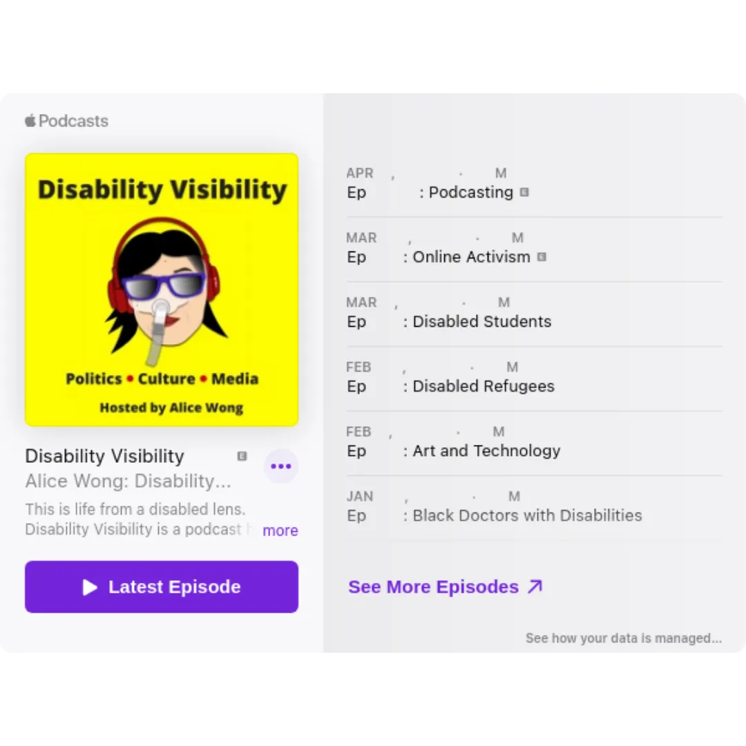 Disability Visibility Podcast