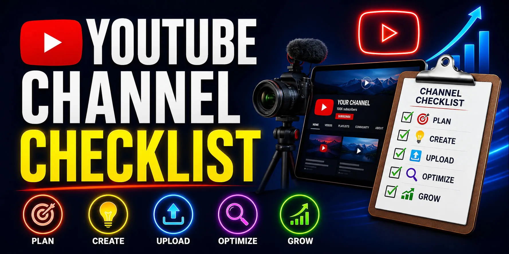 YouTube Channel Checklist