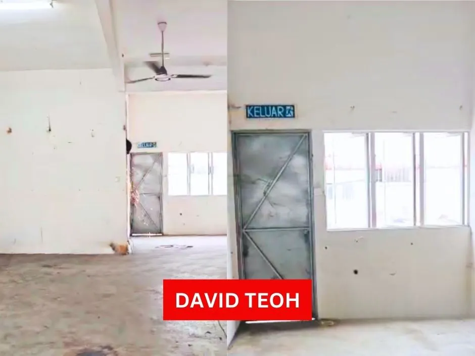 simpang ampat taman tangling indah shoplot ground floor for rent