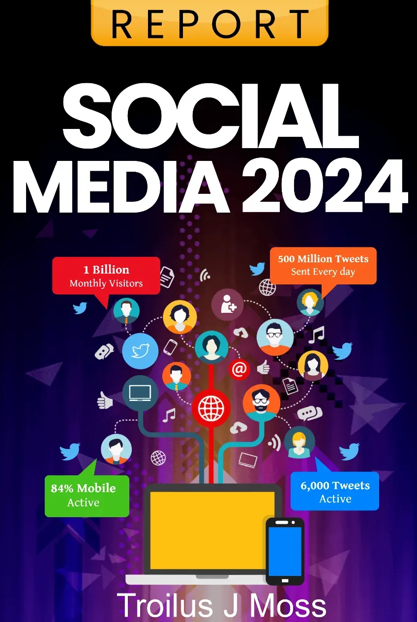 The cover of the Social Media Report 2024