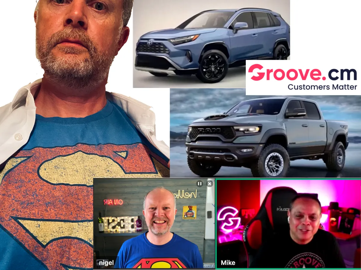 Groove Affiliate prize image of two vehicles