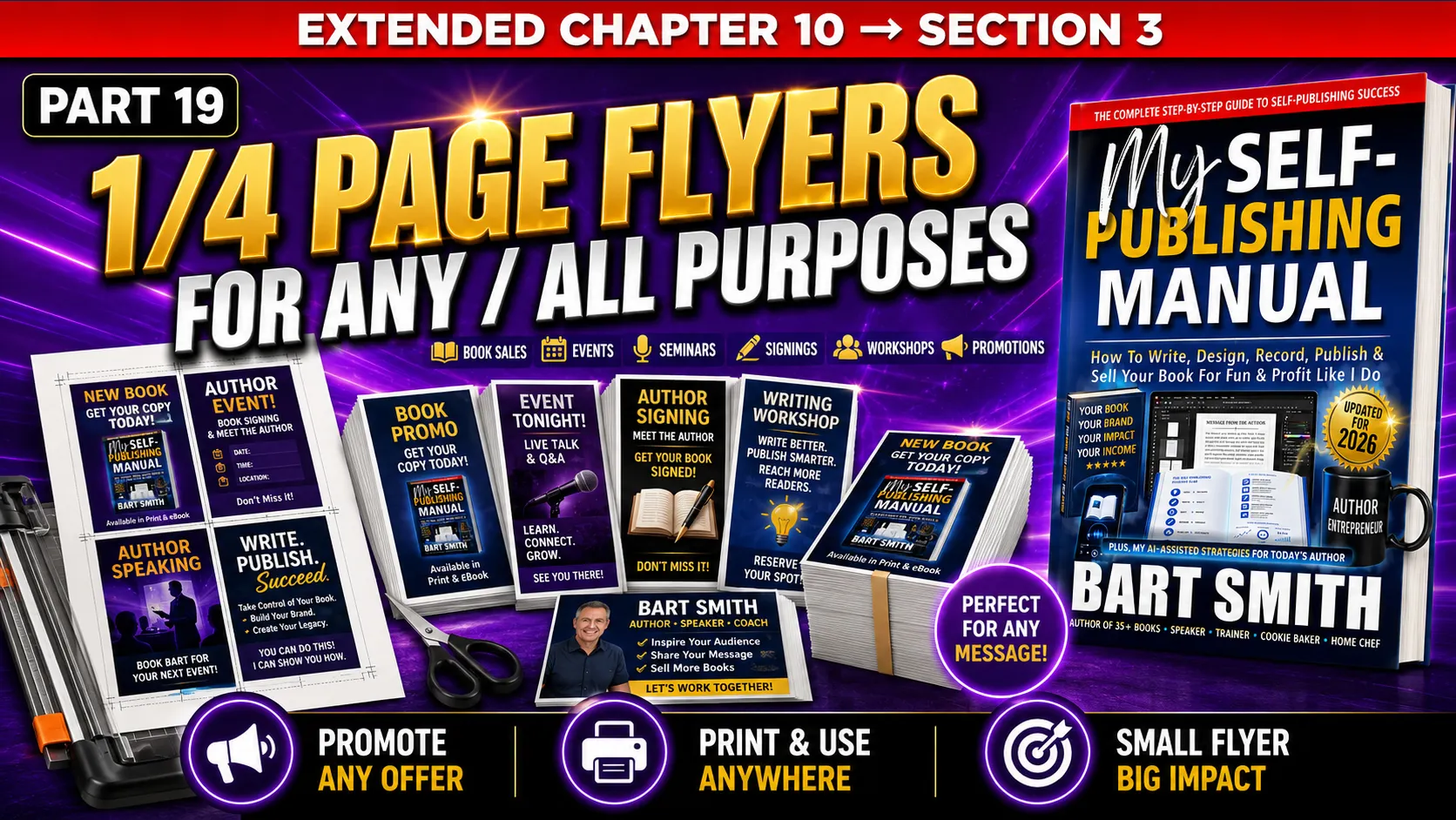 PART 19 → 1/4 Page Flyers That Can Be Used For Any/All Purposes