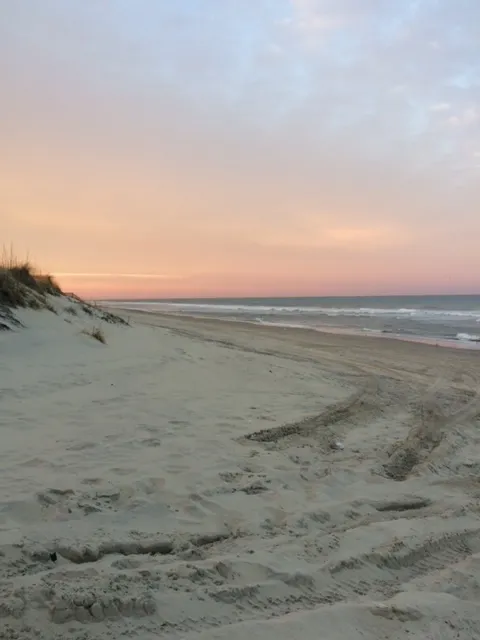 sunset on the beach to mark the end of summer