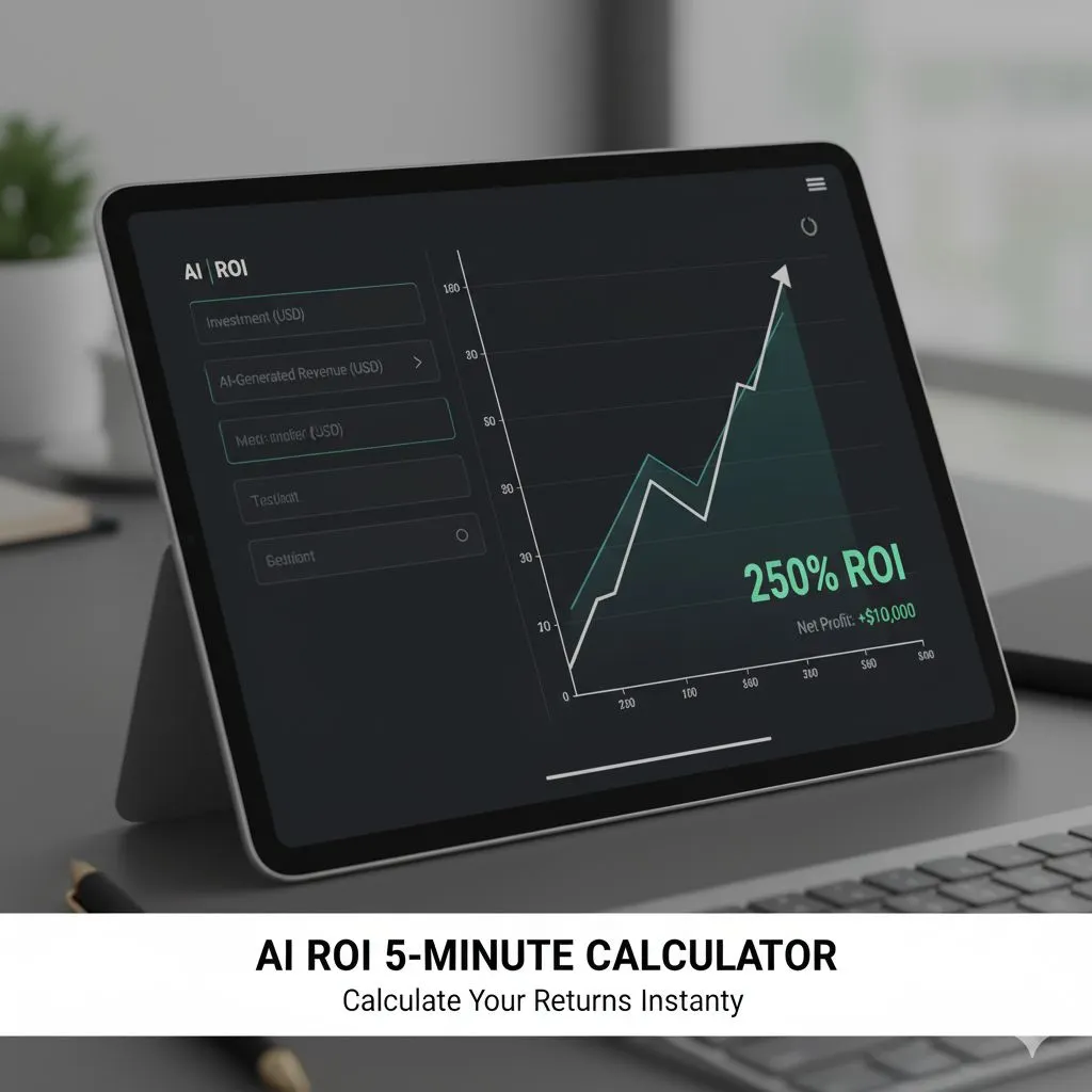 AI ROI 5-Minute Calculator.
