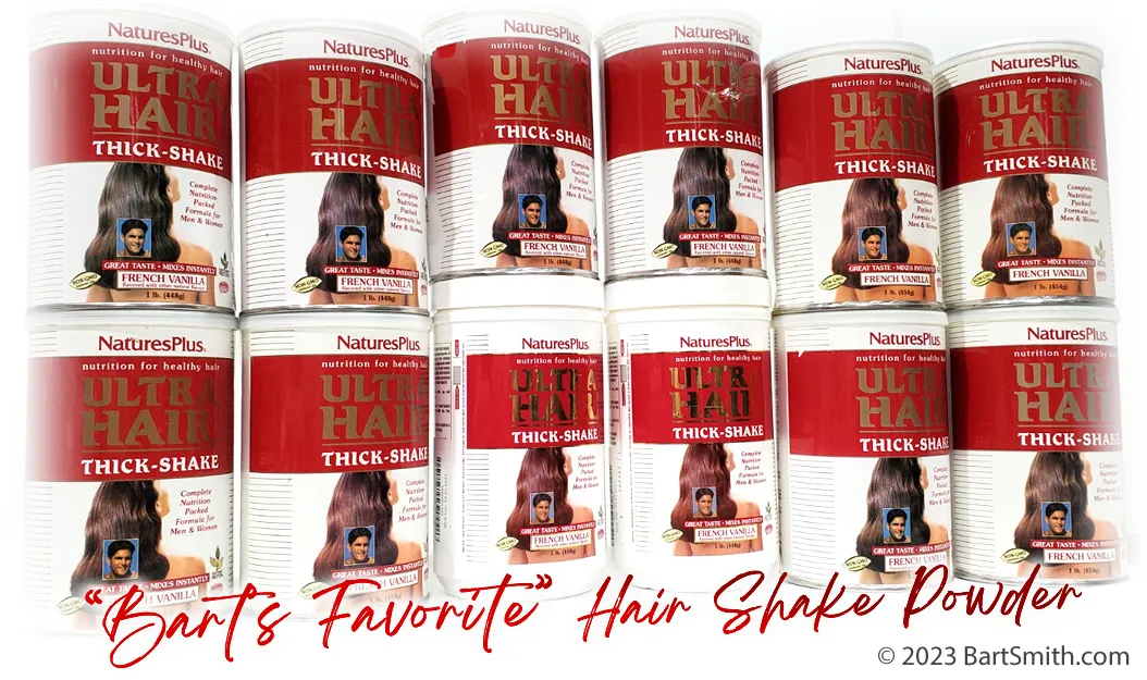  NaturesPlus Ultra Hair Thick Shake - 1 lb, Hair Protein Shake - French Vanilla Flavor - Healthy Hair Growth Supplement With Vitamins & Minerals 