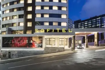 Sofitel Wellington Exterior Night