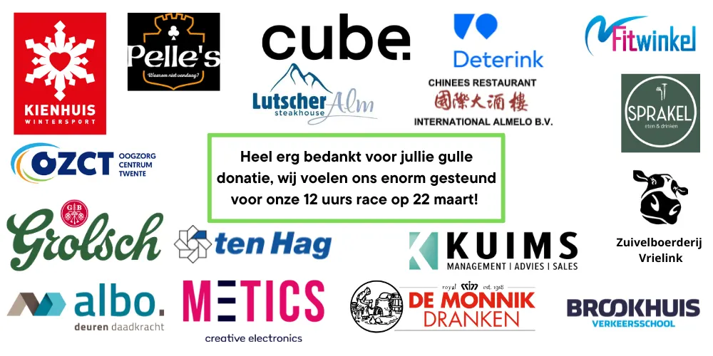 Bibian Mentel Founation donaties van bedrijven