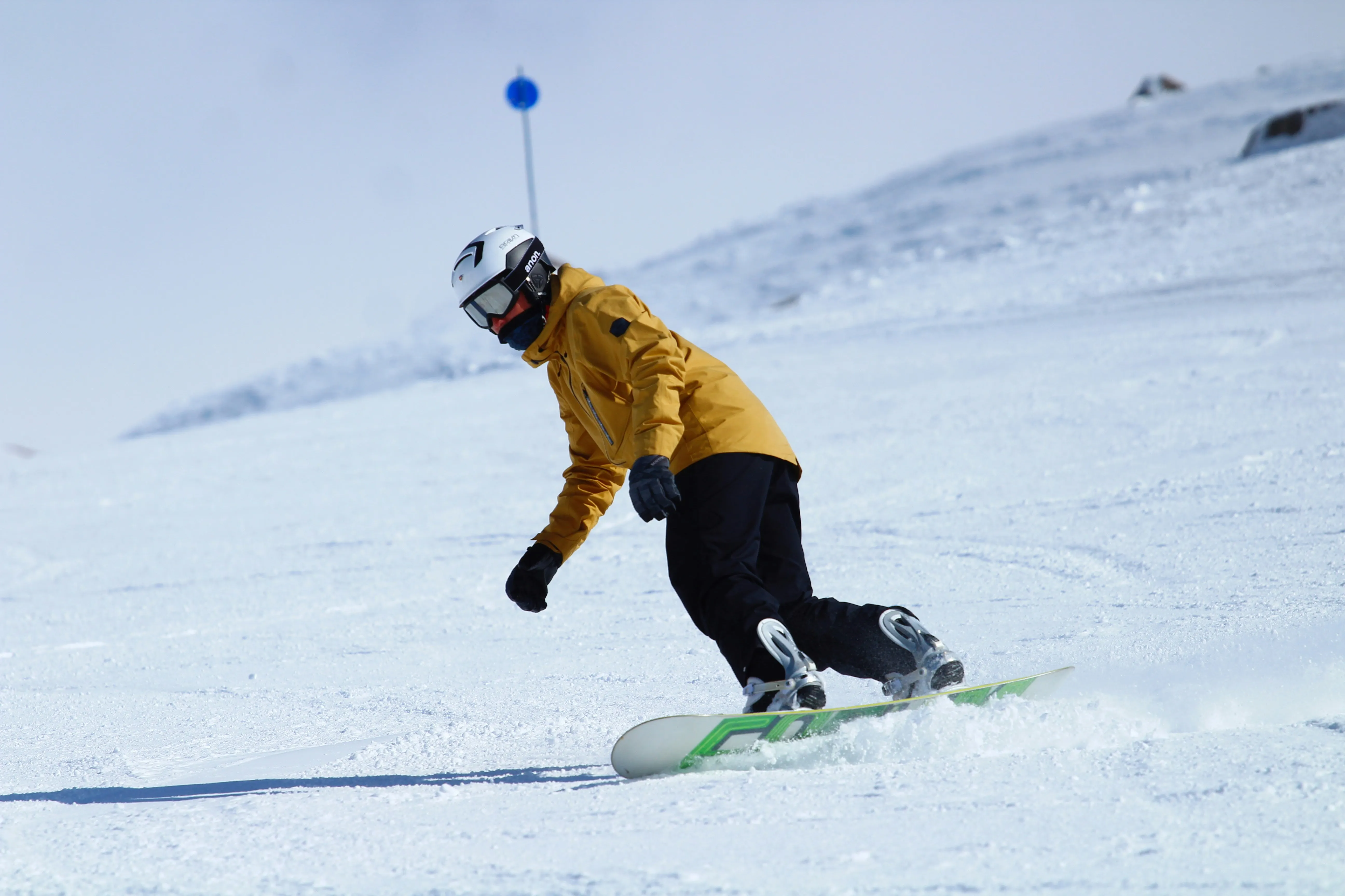 Snowboarden op een rollerbaan is dezelfde techniek as op de sneeuw