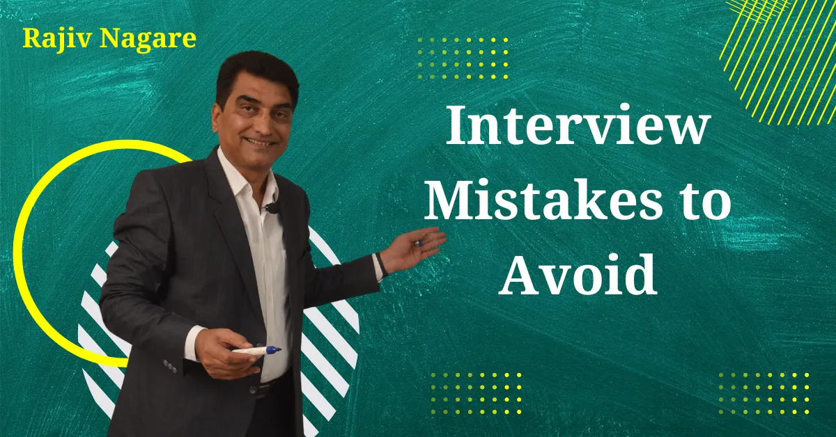 What are some common mistakes to avoid in interviews?