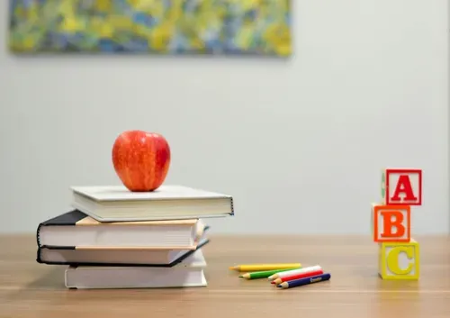 books on the table