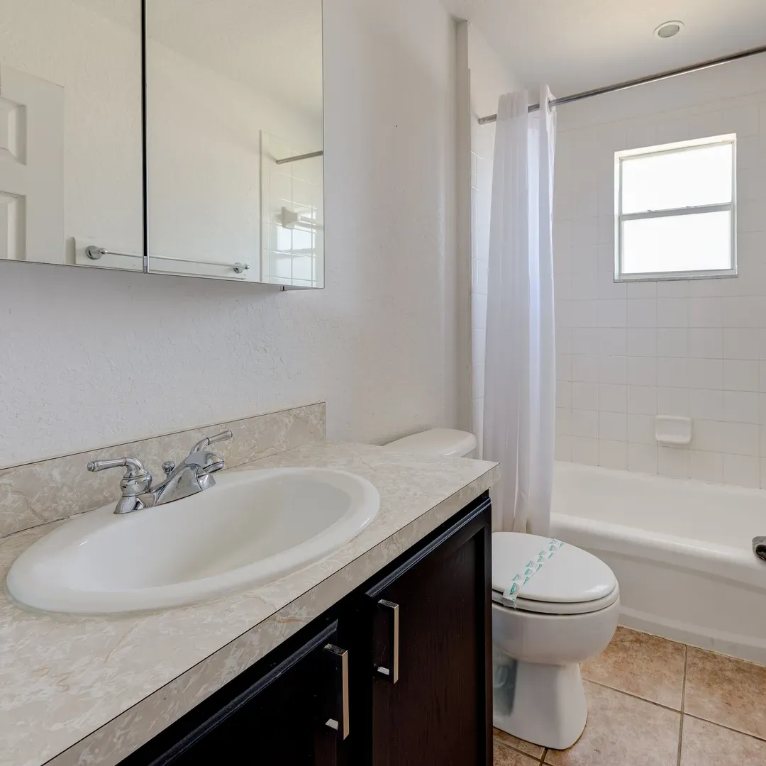 Bathroom #2 with Bathtub & Shower Combo