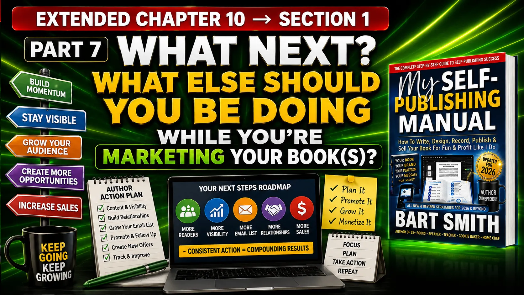 Part 7 — What Next? What Else Should You Be Doing While You’re Marketing?