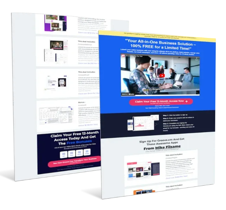 Pre-Build Affiliate Bridge Share Funnel
