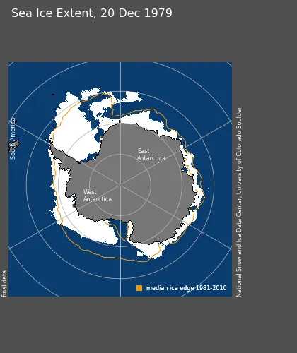 Antartic sea ice 1979