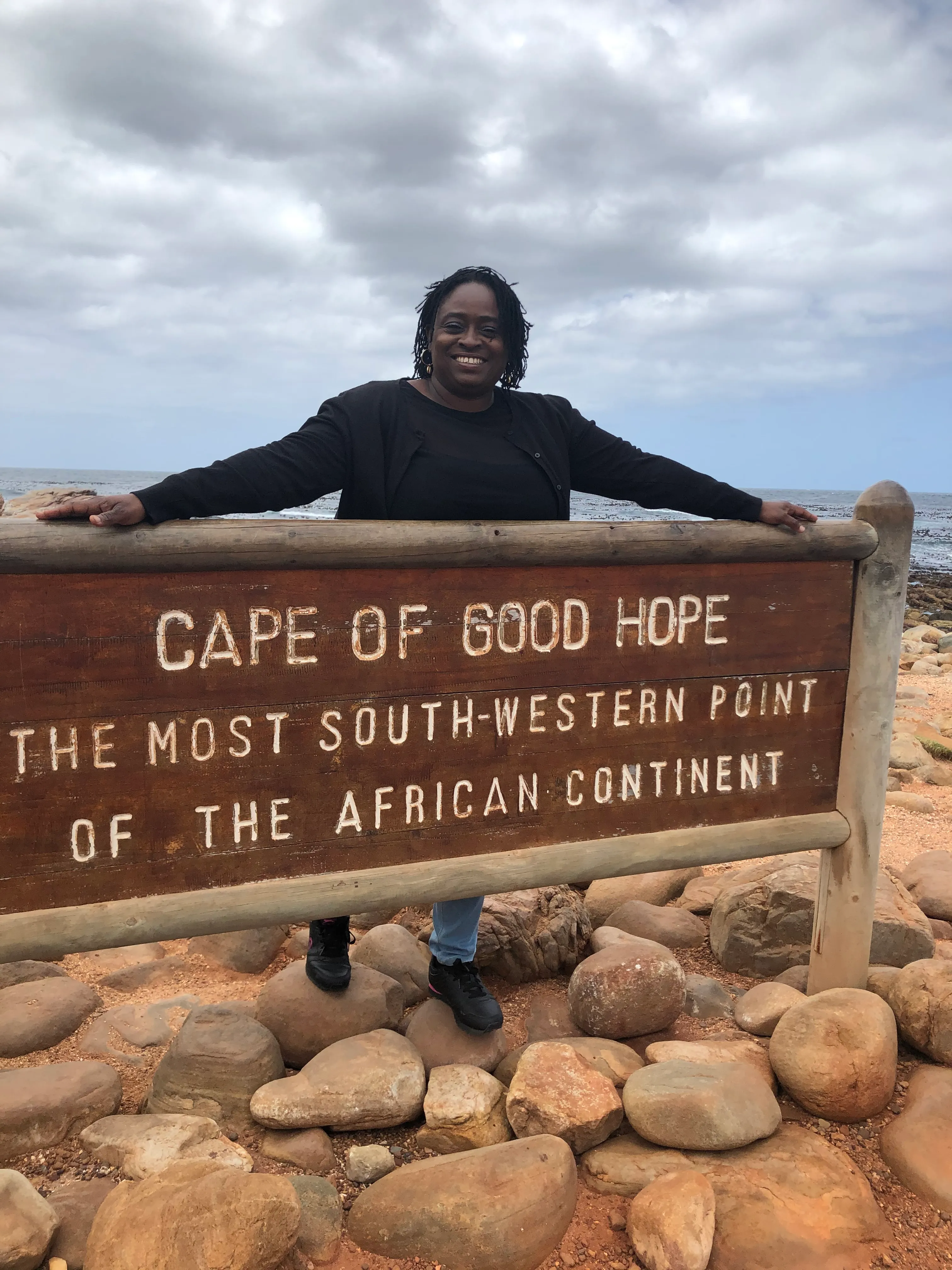 Yvonne at Cape of Good Hope