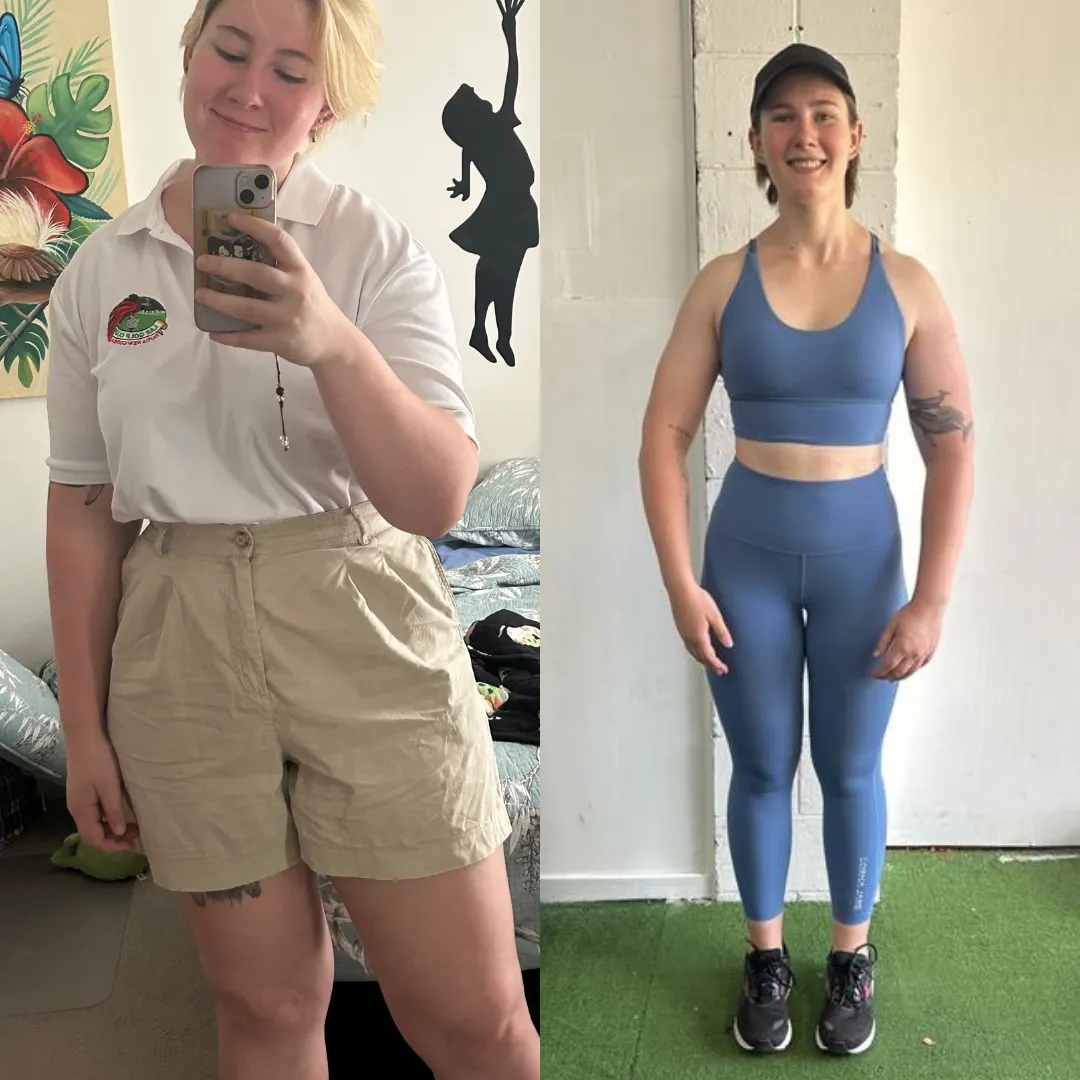Monique, working full-time and studying took her life into her own hands and lost 12kg whilst increasing her strength by 300%