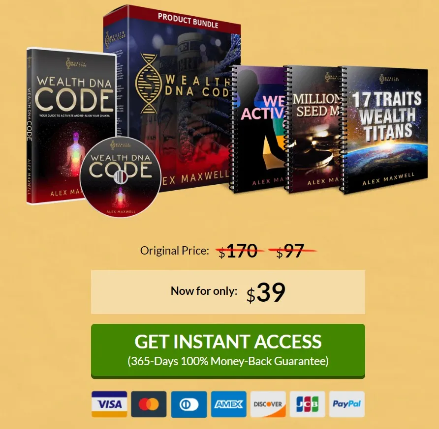 Wealth DNA Code™ (Official) | Get Access for $39 Only!