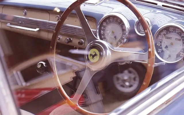 steering wheel to symbolize taking control