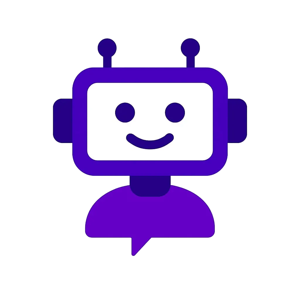 <alt=“Lead generation bot icon with chatbot face, reflecting automated lead capture services from maxCEOS Digital.”>
