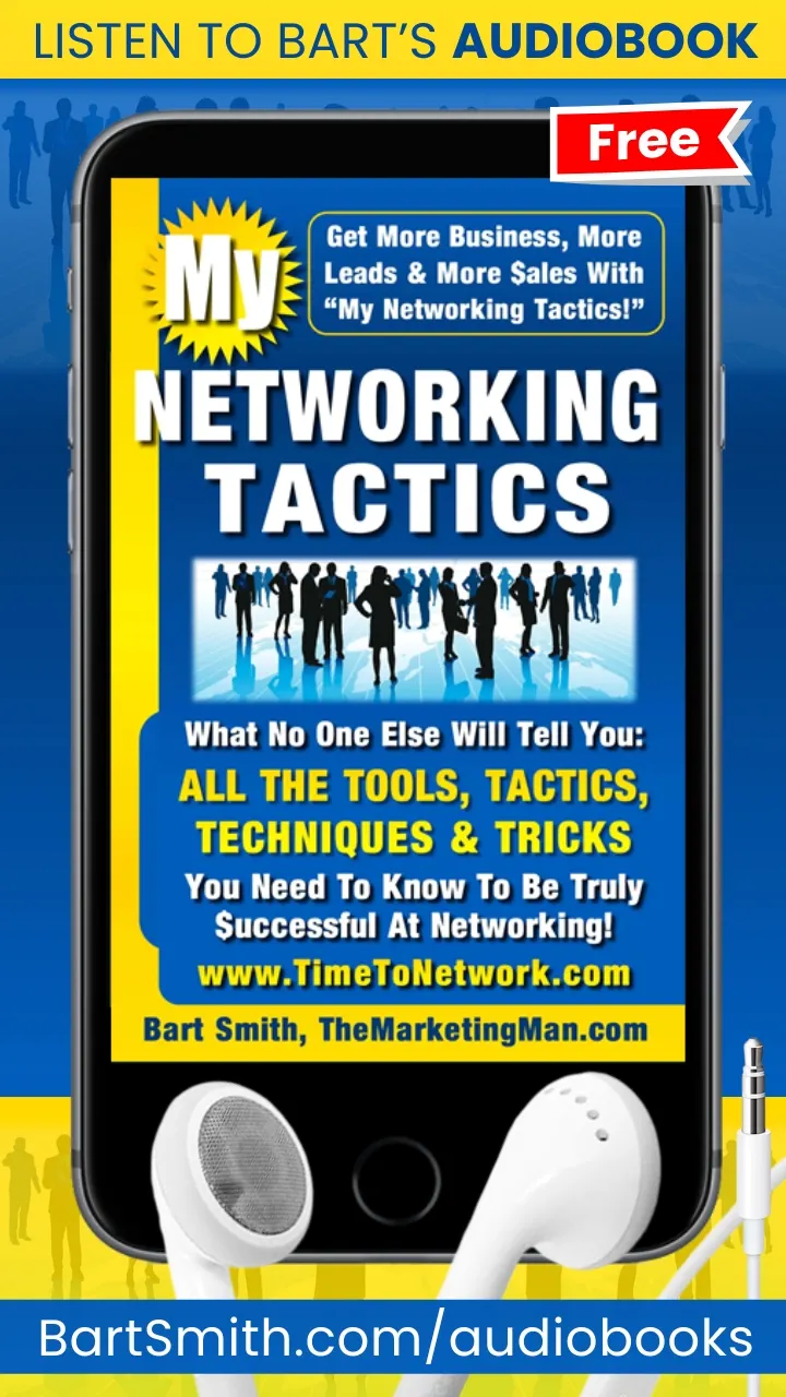 Press Release For My Networking Tactics Audiobook by Bart Smith